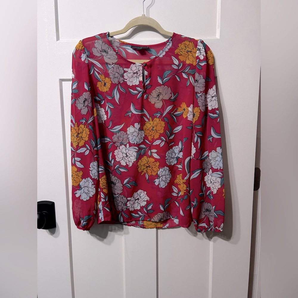 SIMPLY STYLED by SEARS Floral Blouse